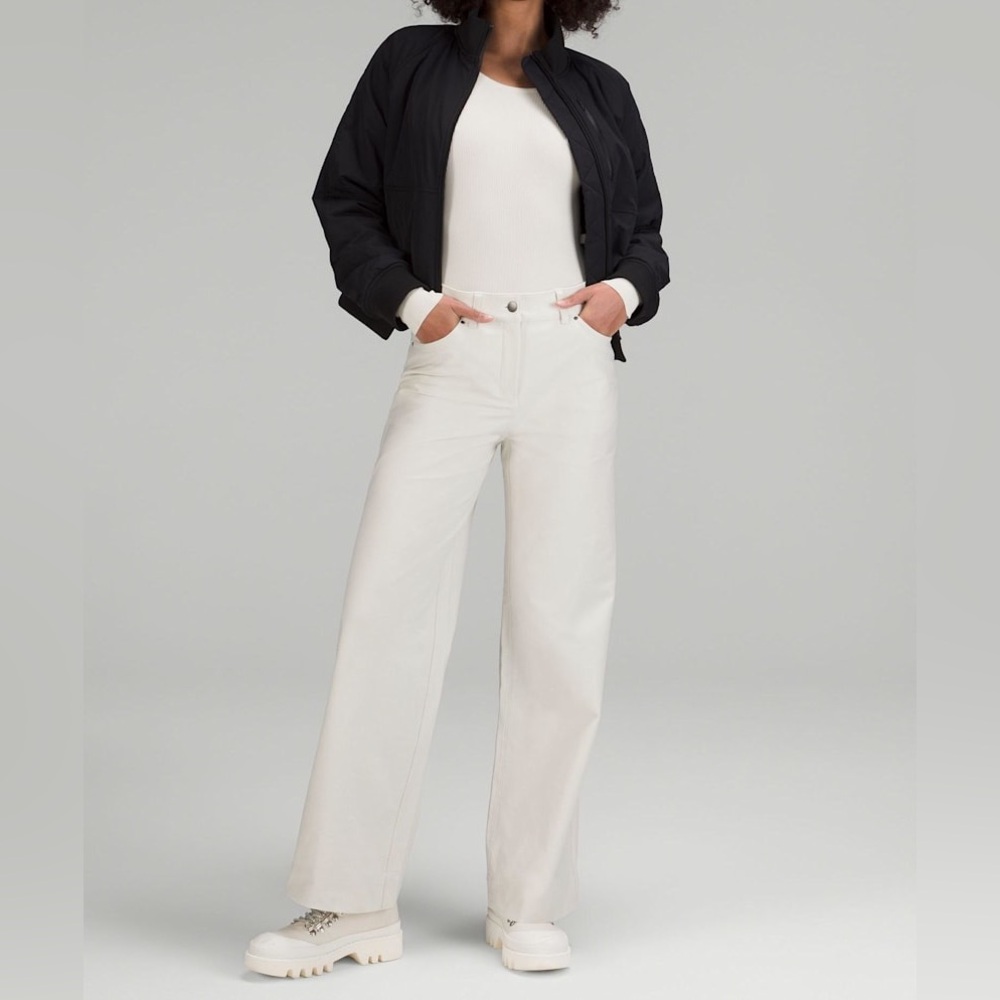 Lululemon City Sleek 5 Pocket High-Rise Wide-Leg Pant size 29